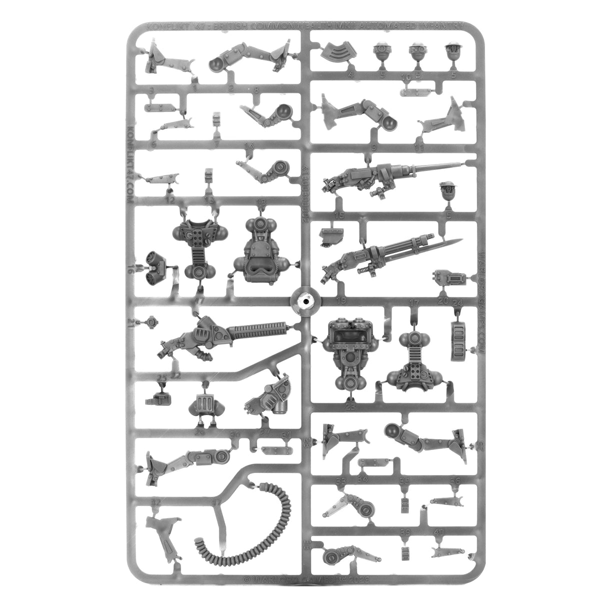 Warlord Games Konflikt'47 - Mk II Heavy Automated Infantry Scale Model warlord games Ltd