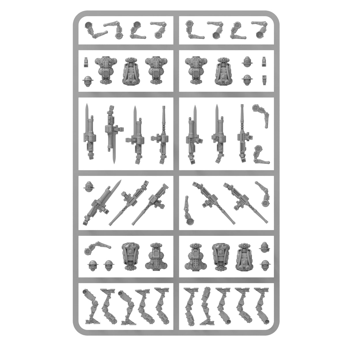 Warlord Games Konflikt'47 - Automated Infantry Platoon CHECK Kits warlord games Ltd