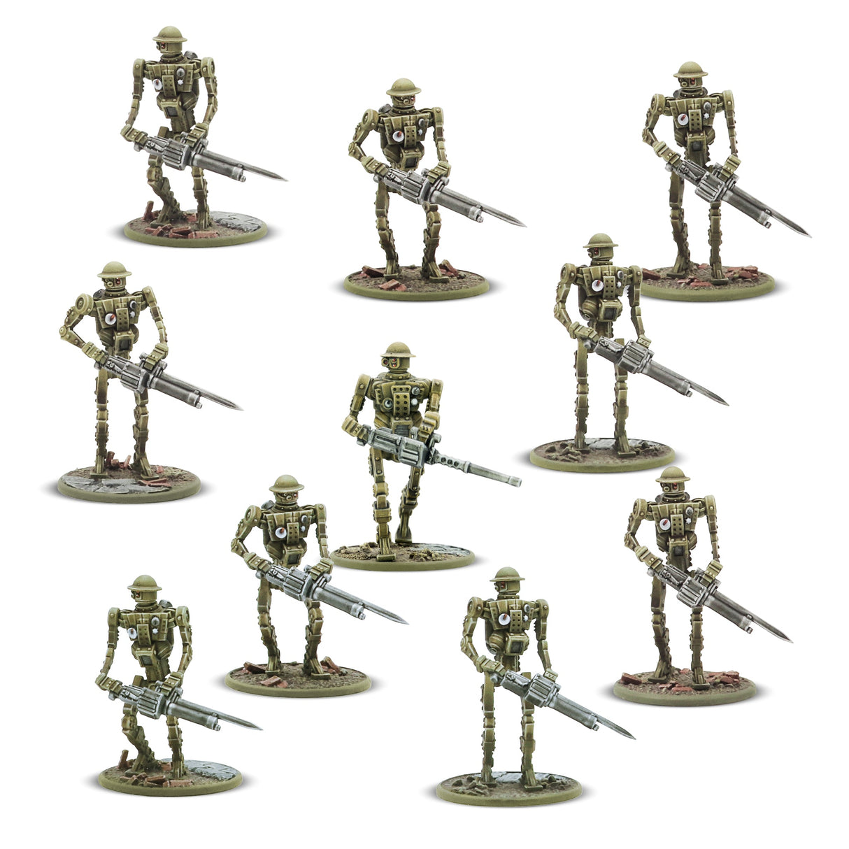 Warlord Games Konflikt'47 - Automated Infantry Platoon CHECK Kits warlord games Ltd