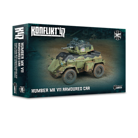 Warlord Games Konflikt'47 - Humber MK VII Armoured Car Scale Model warlord games Ltd