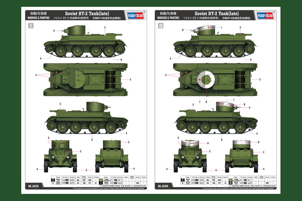 Soviet BT-2 TANK (late)