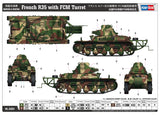 Hobby Boss 1/35 French R35 with FCM Turret Scale Model Hobby Boss