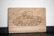 The Tank Museum Sherman Chopping Board Homeware Widdop Bingham