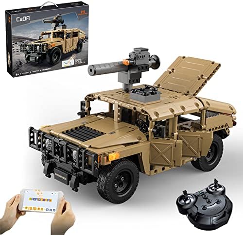 CaDA Humvee Remote Control Brick Model Car