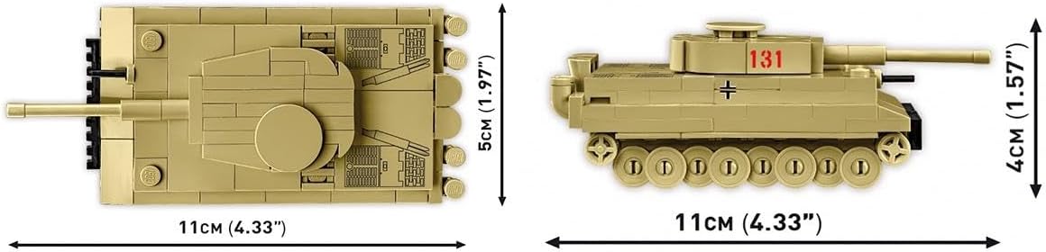 Cobi Tiger 131 1:72 Scale