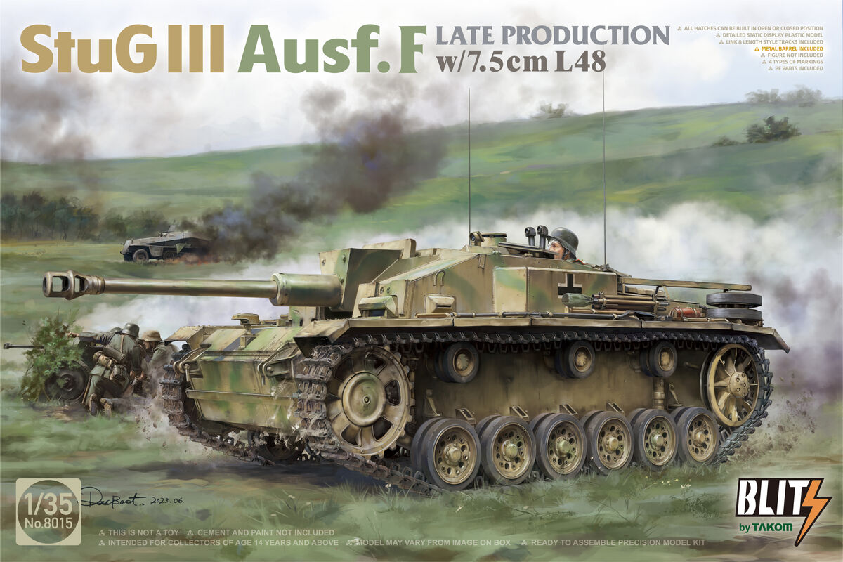 Takom "Blitz" 1/35 Stug.III Ausf F Late W/7.5cm L48