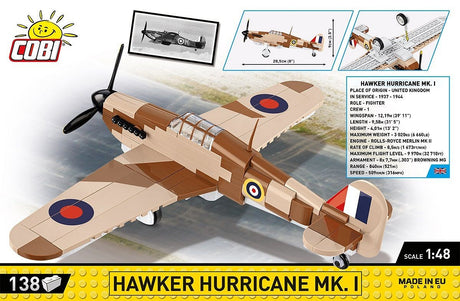 Cobi 1/48 Scale Hawker Hurricane Mk 1