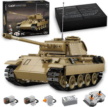 Load image into Gallery viewer, CaDA Remote Control Brick Model Panther Tank
