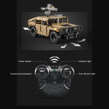 Load image into Gallery viewer, CaDA Humvee Remote Control Brick Model Car
