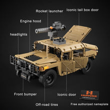 Load image into Gallery viewer, CaDA Humvee Remote Control Brick Model Car
