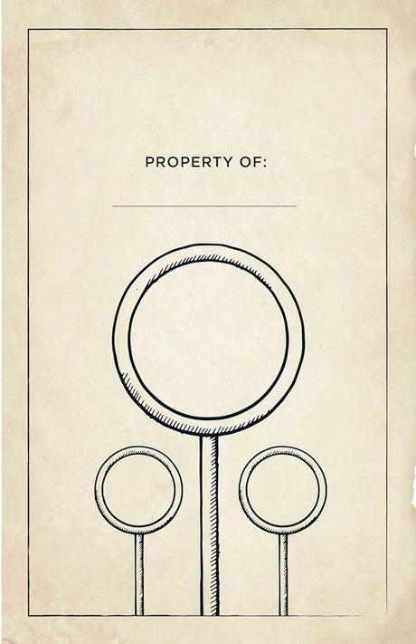 Harry Potter: Quidditch Hardcover Ruled Journal Notepads 66 Books