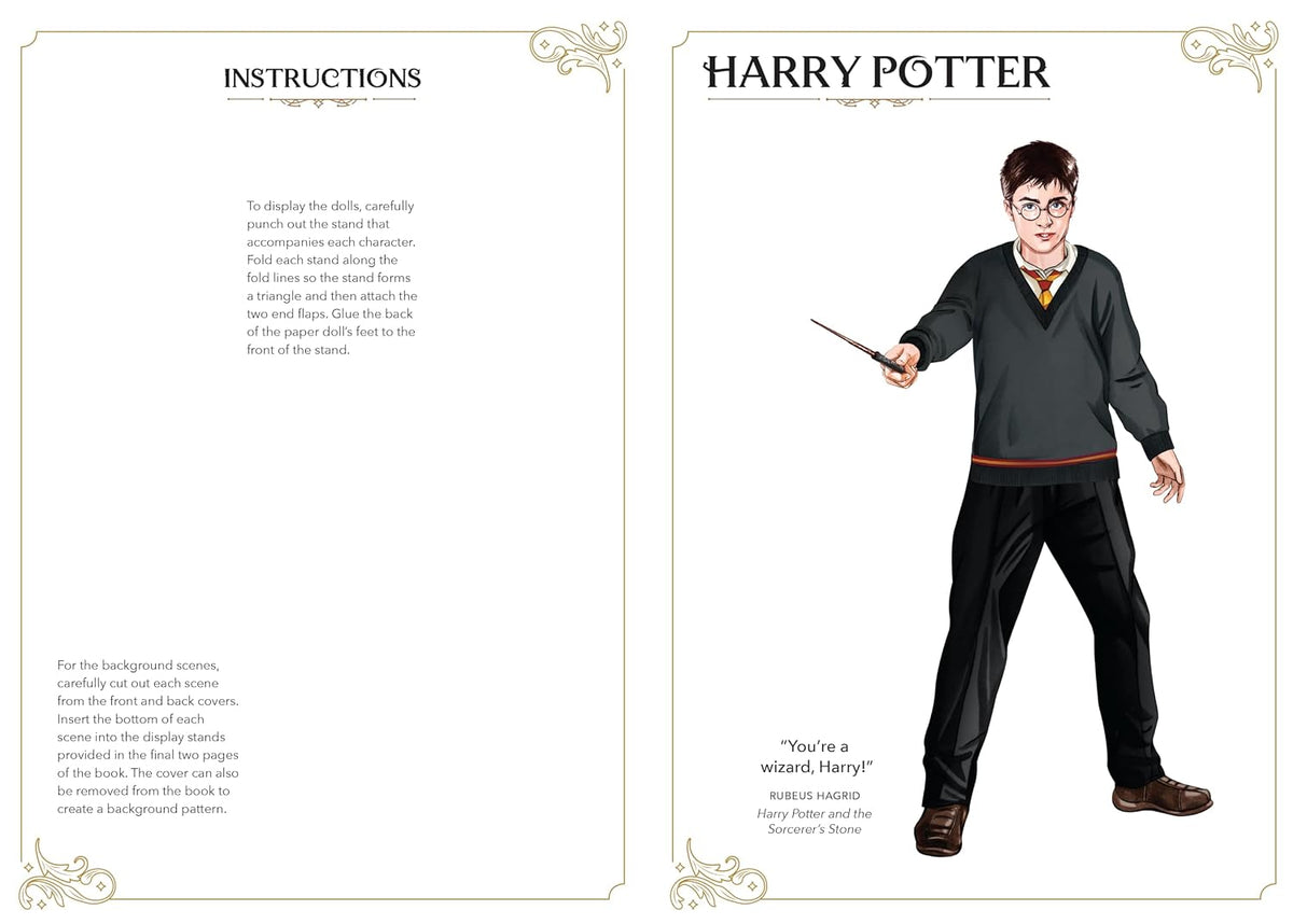 Harry Potter Deluxe Paper Dolls Book Bestsellers Direct Ltd