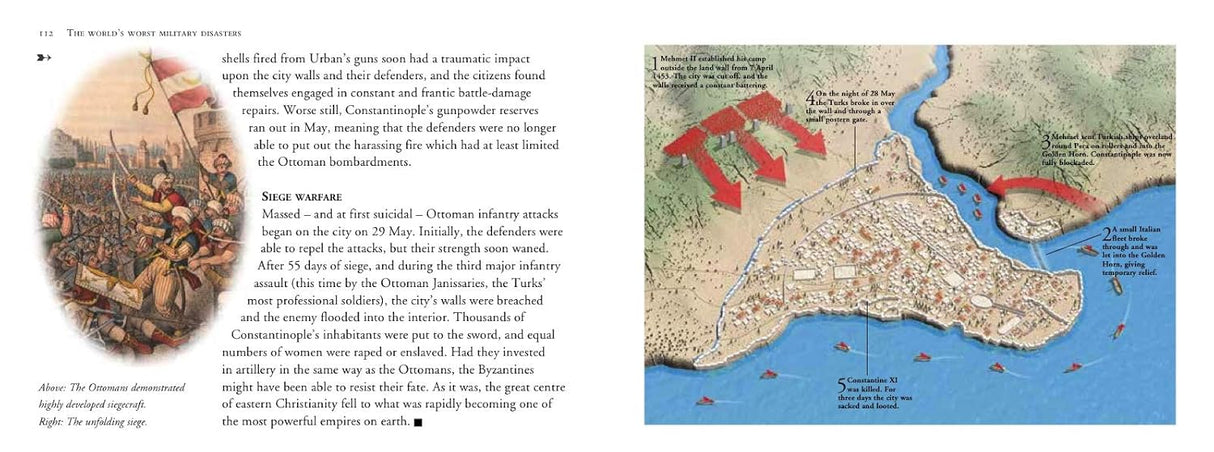 World's Worst Military Disasters Book Amber