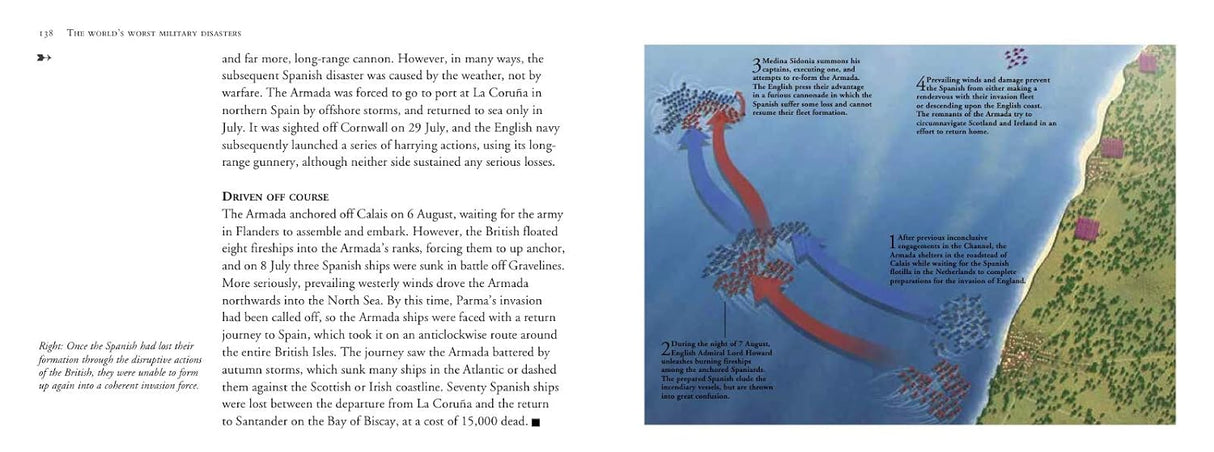 World's Worst Military Disasters Book Amber