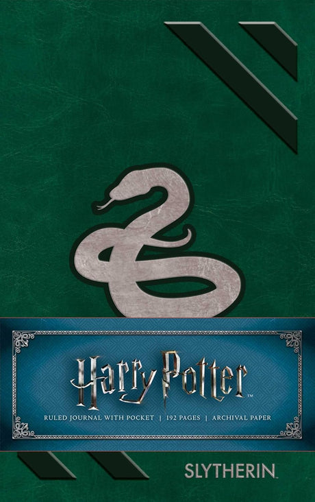 Harry Potter: Slytherin Ruled Pocket Journal Stationery 66 Books