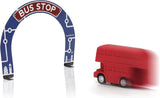 London Bus E-Racer - Pull Back Racing Eraser Stationery 66 Books