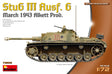 MiniArt 1/72 Stug III Ausf G March 1943 Prod. Scale Model MiniArt