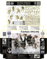 Masterbox 1/35 German Infantry, Bastogne 1944 WWII Scale Model Master Box