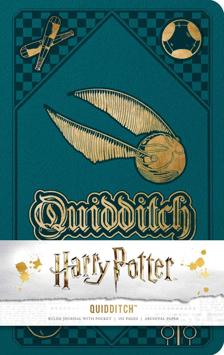 Harry Potter: Quidditch Hardcover Ruled Journal Notepads 66 Books