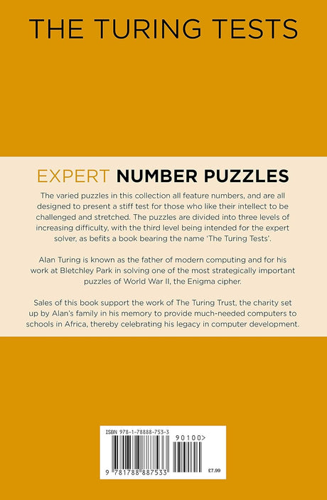 The Turing Tests: Expert Number Puzzles