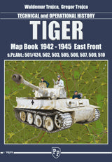 Technical and Operational History: Tiger, Map 1942-1945 East Front