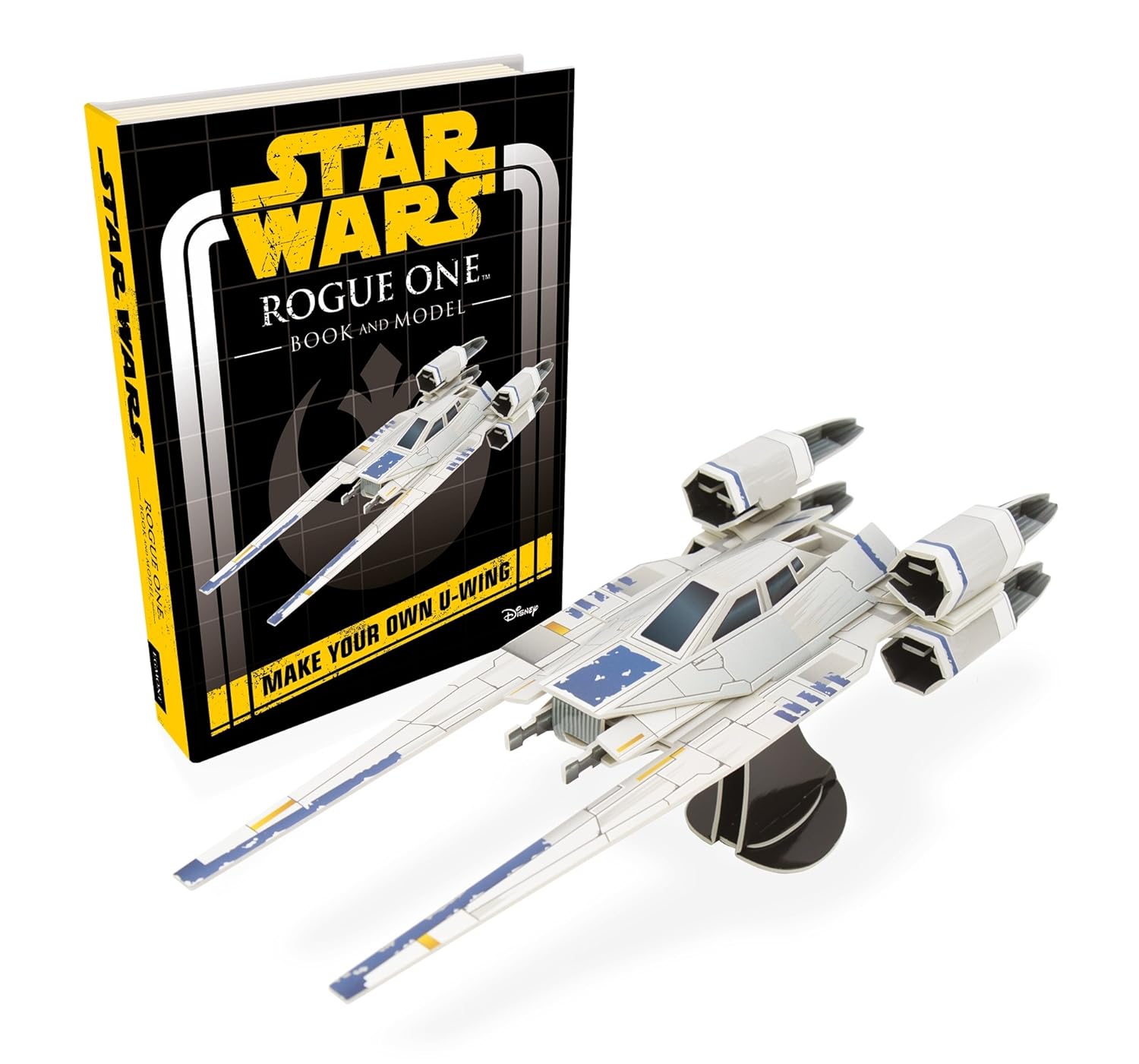 Star Wars Rogue One Book and Model Make Your Own U wing The