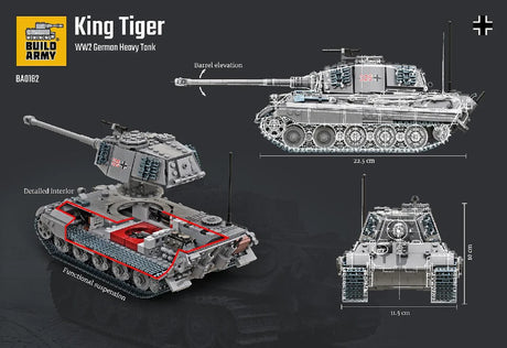 Build Army King Tiger (Tiger ll Grey)