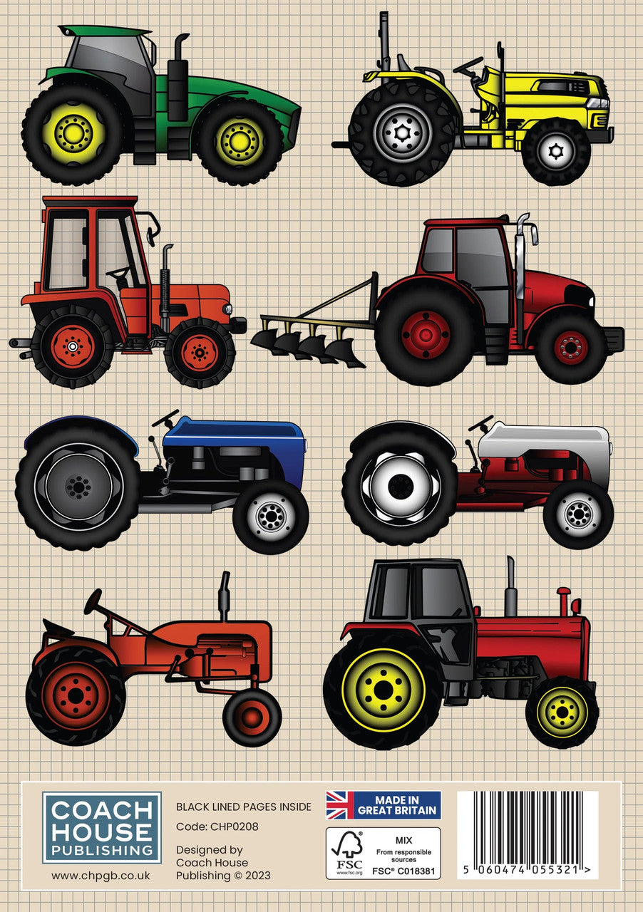 Tractor A5 Notebook Stationery Coach House