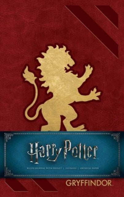 Harry Potter Gryffindor Hardcover Ruled Journal
