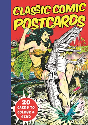 Classic Comic Postcards: 20 Cards to Colour & Send