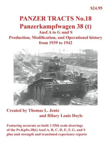 Panzer Tracts No18: Panzerkampfwagen 38(t)