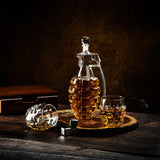 Grenade Decanter and Glasses