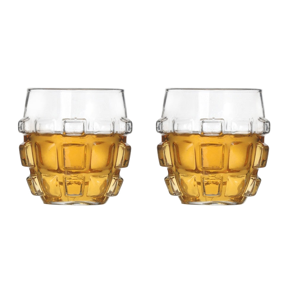 Grenade Glass Pair