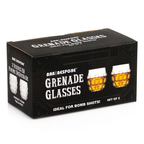 Grenade Glass Pair