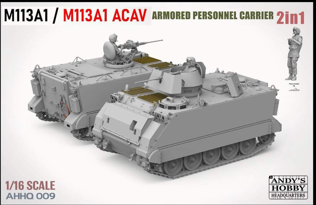 Takom (AHHQ) 1/16 M113A1 OR M113 ACAV