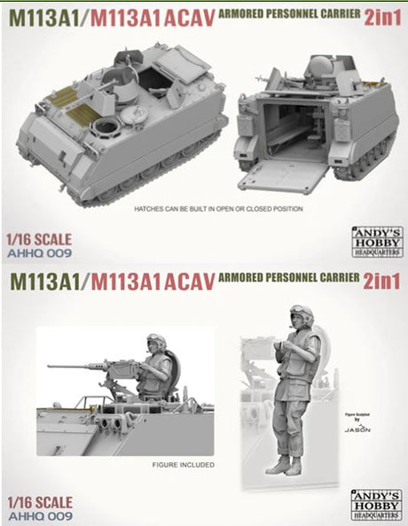 Takom (AHHQ) 1/16 M113A1 OR M113 ACAV