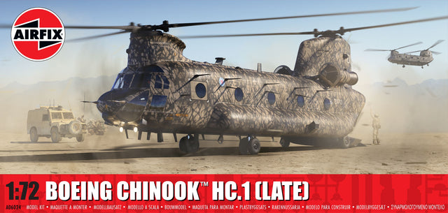 Airfix 1/72 Boeing Chinook HC.1 (Late). Scale Model [variant_option4]