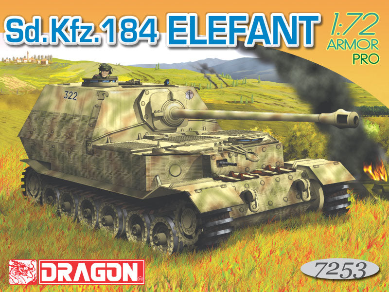 Dragon 1/72 Armour Pro Sd Kfz 184 Elephant