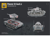 Build Army 1:33 Panzer III Ausf.J (CHECK) Brick Model Kit Build Army