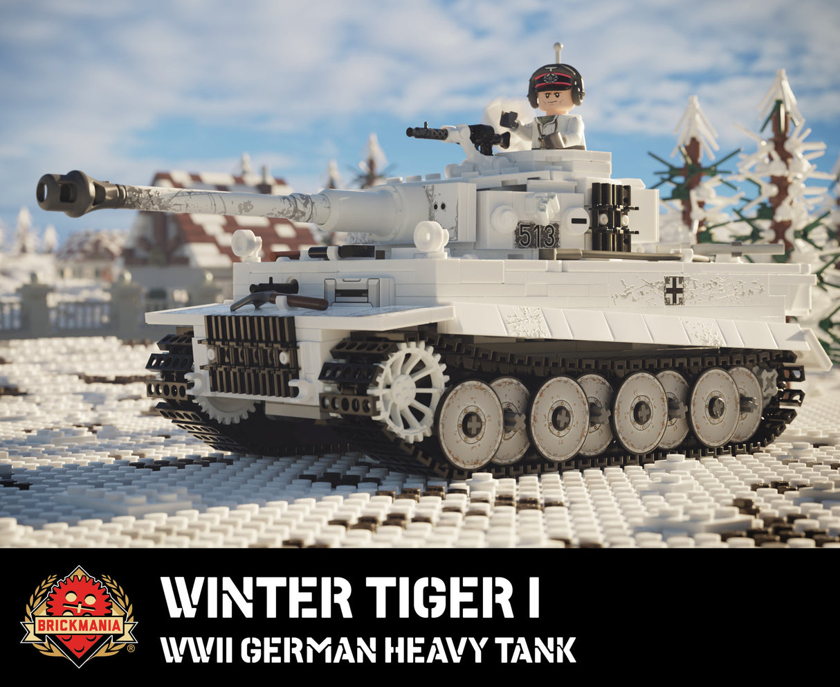Brickmania: Winter Tiger I Brick Models [variant_option4]