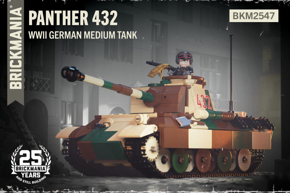 Brickmania 1/35 Scale Panther 432 (weight, WORM) Brick Model Kit Brickmania