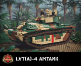Brickmania 1/35 Scale LVT (A)-4 Amtank (weight, WORM) Brick Model Kit Brickmania