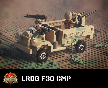 Brickmania 1/35 Scale LRDG F30 CMP (weight, WORM) Brick Model Kit Brickmania