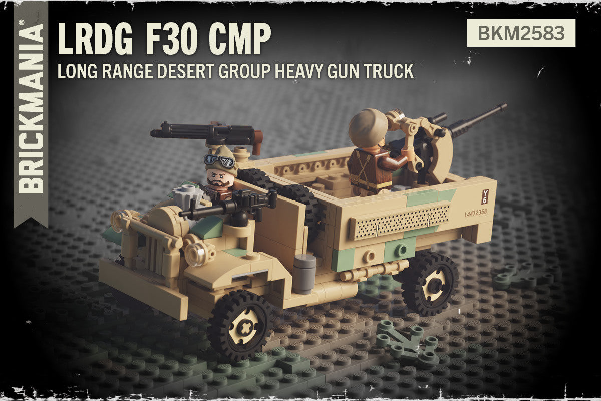 Brickmania 1/35 Scale LRDG F30 CMP (weight, WORM) Brick Model Kit Brickmania
