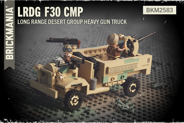 Brickmania 1/35 Scale LRDG F30 CMP (weight, WORM) Brick Model Kit Brickmania
