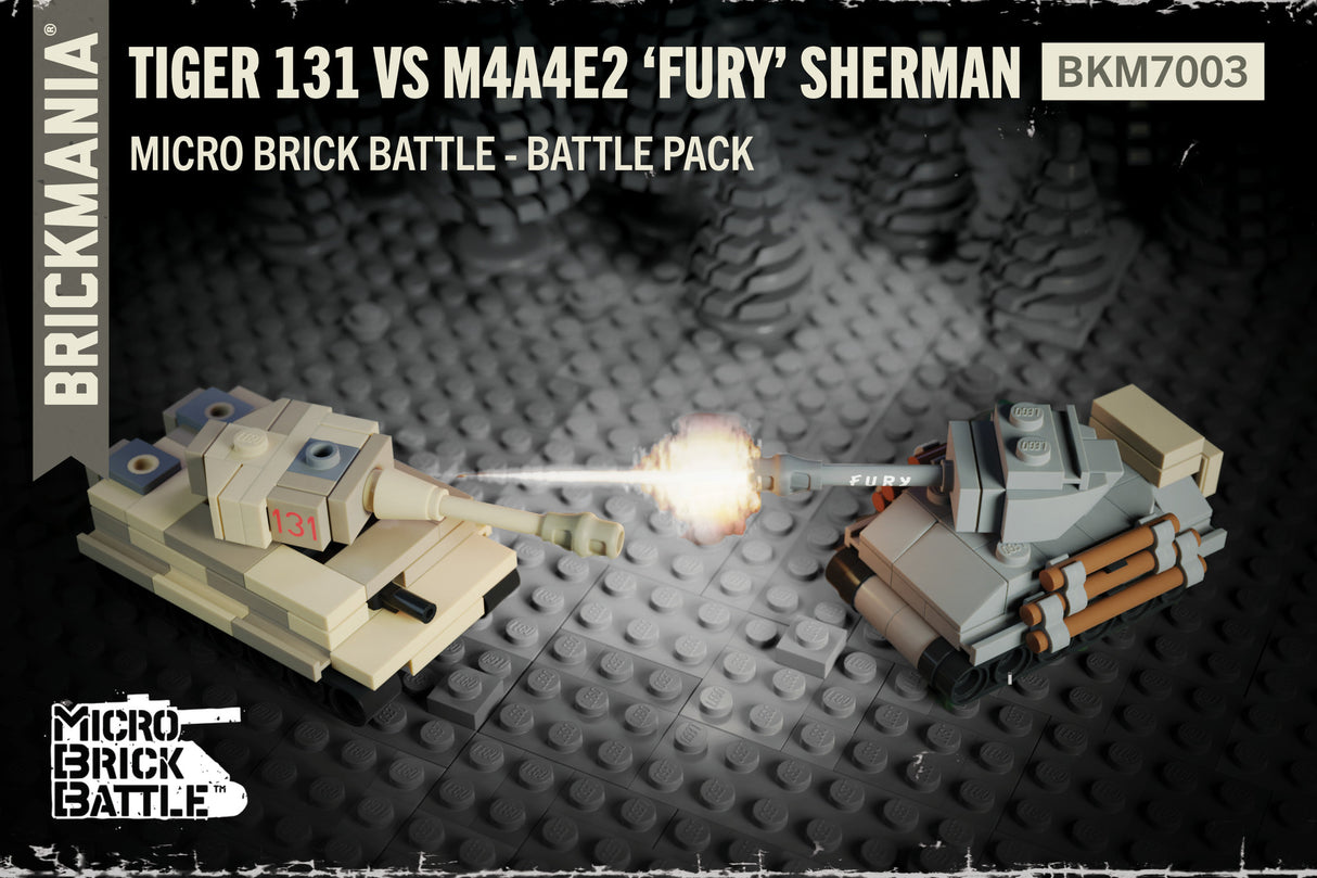 Tiger 131 Vs M4A2E8 Fury Sherman Battle Pack