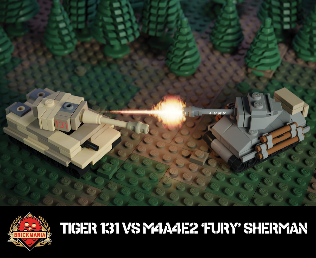 Tiger 131 Vs M4A2E8 Fury Sherman Battle Pack