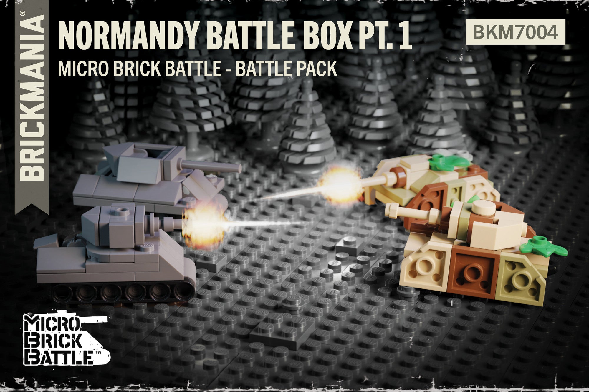 Lego Micro Warfare Normandy Battle Box – Micro Brick Battle Battle