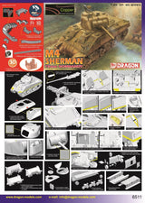 Dragon 1/35 M4 Sherman 75mm Normandy Tank CHECK Kits Dragon