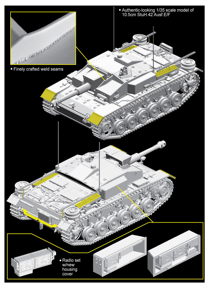 Dragon 1/35 10.5cm StuH.42 Ausf.E/F (Smart Kit)